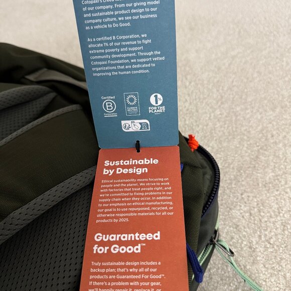 Cotopaxi 42L Travel Backpack Carry-on Luggage - Color=Woods - New -Never Used - Picture 10 of 10